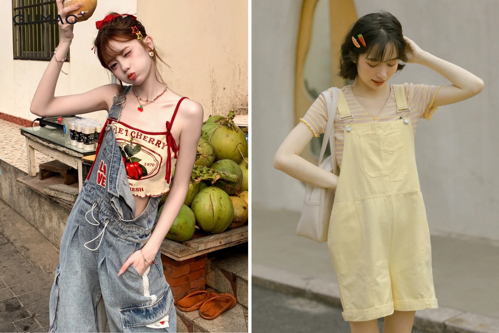 ao croptop form dung cung item dang yem
