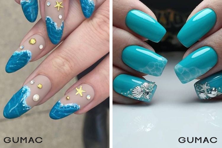 mau nail di bien noi bat nhat cho ban gai