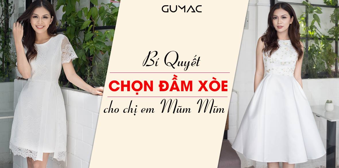 BÍ QUYẾT chọn đầm xòe cực yêu cho chị em mũm mĩm tự tin dạo phố