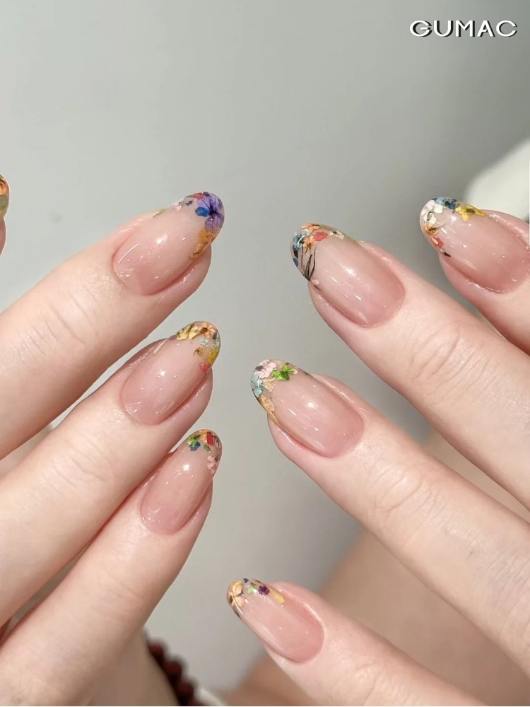 mau nail hoa kho nhe nhang