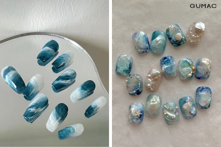 mau mong tay hoa tiet van da