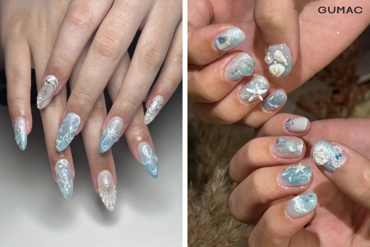 nail di bien dep chu de bien ca