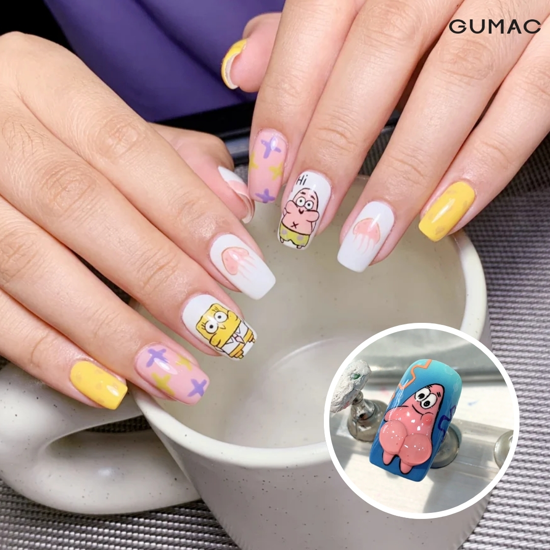 mong tay hoa tiet hoat hinh bot bien hai huoc