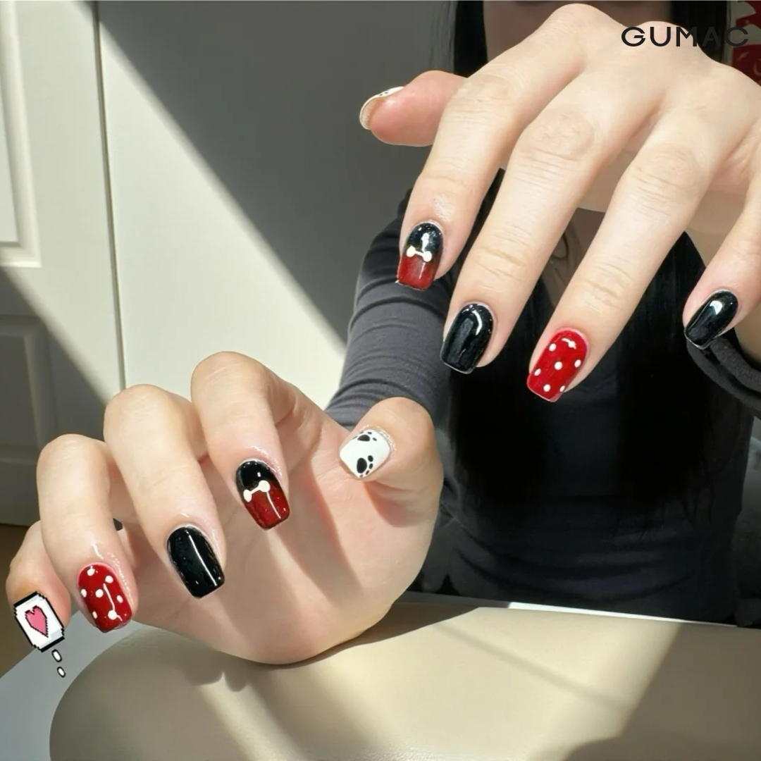 ve nail hoat hinh mickey