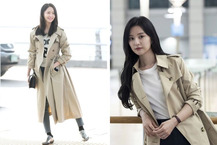 Mix cùng với&nbsp;áo trench coat
