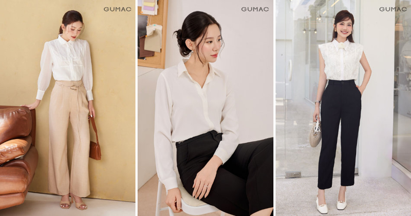 Chọn kiểu áo sơ mi nữ trắng phù hợp cho từng dáng người.
