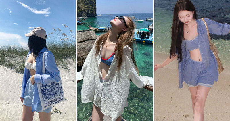 Những bản phối layer với áo tắm đẹp mê mẩn