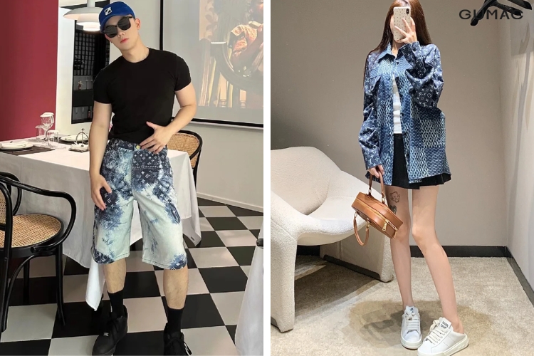 diện trang phục có họa tiết tương đồng
