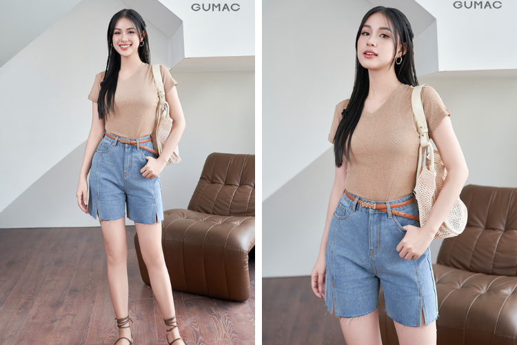 áo phông mix quần short