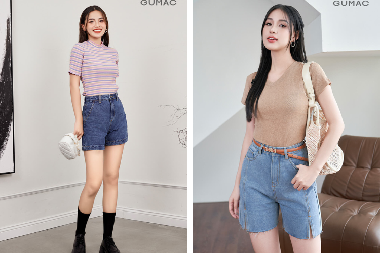 Áo Thun Mix Quần Short