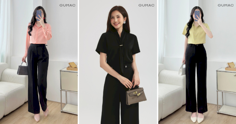 Sơ mi phối quần tây tạo công thức đơn giản luôn hiệu quả