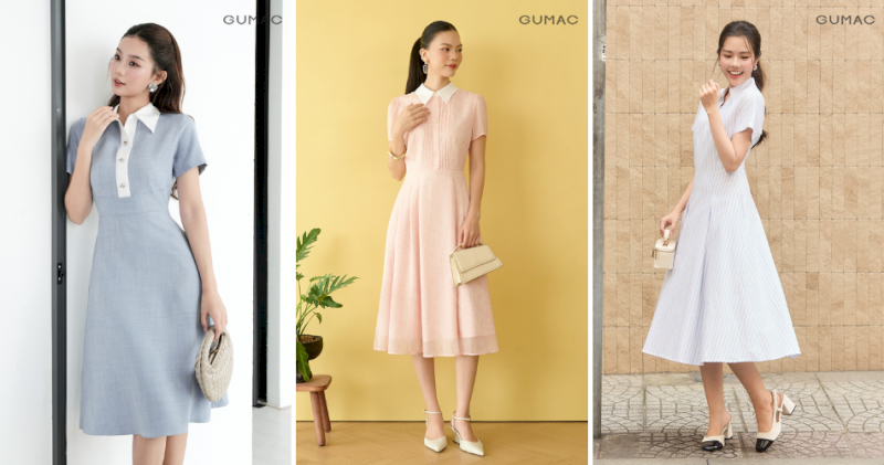Váy sơ mi dễ mặc mang lại vẻ thanh lịch thoải mái ngày dài