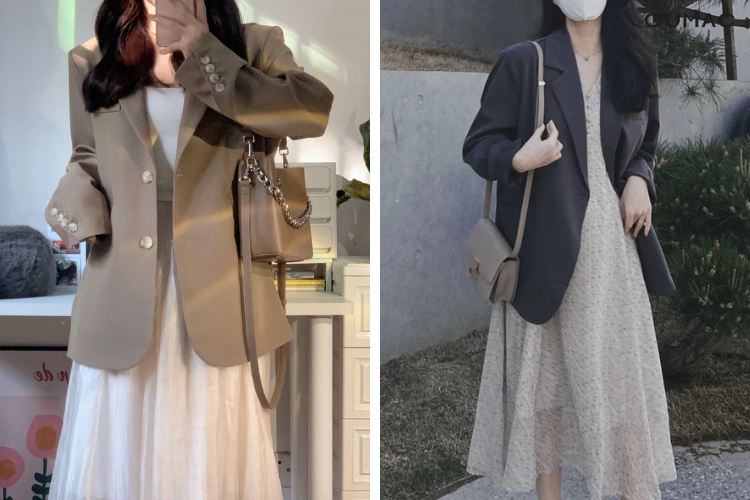 Kết hợp outfit với áo blazer