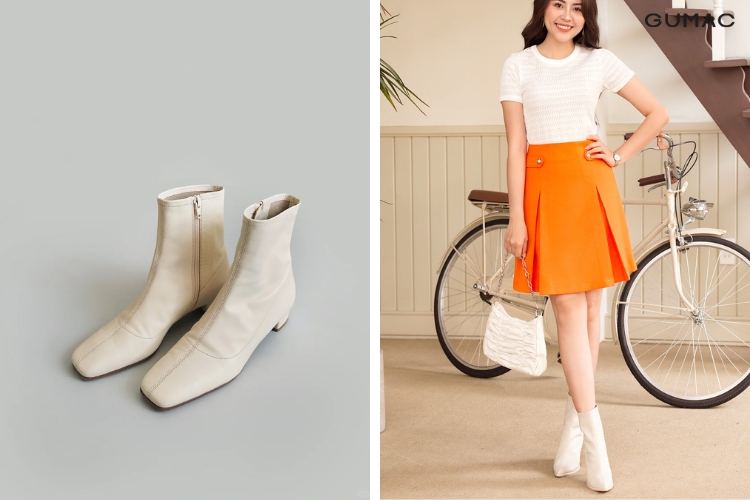 Boot kết hợp cùng trang phục cá tính
