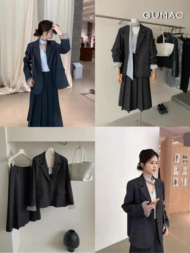 set ao vest chan vay xep ly dai