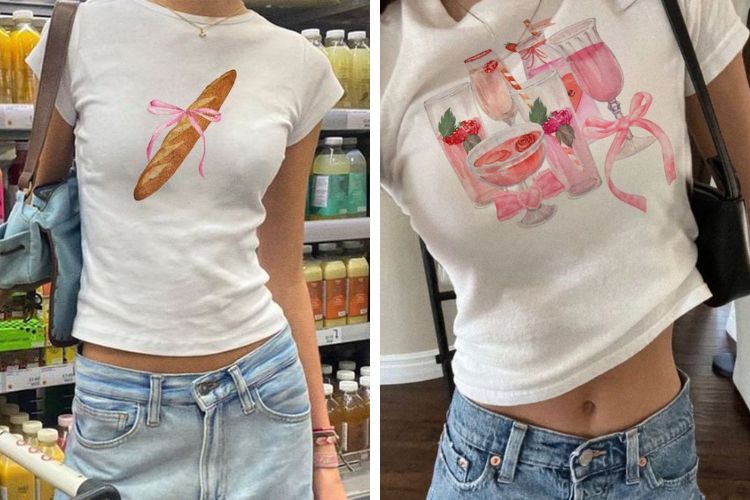 áo babytee coquette