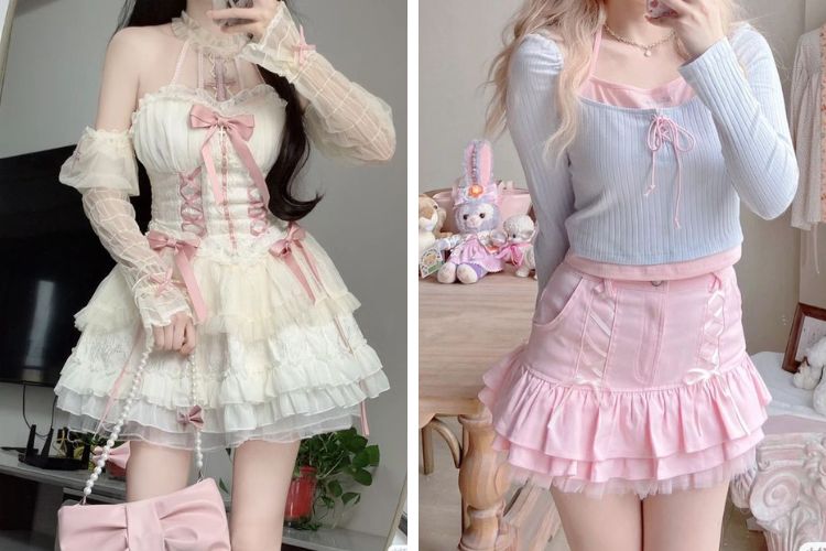  Váy đầm coquette ngọt ngào