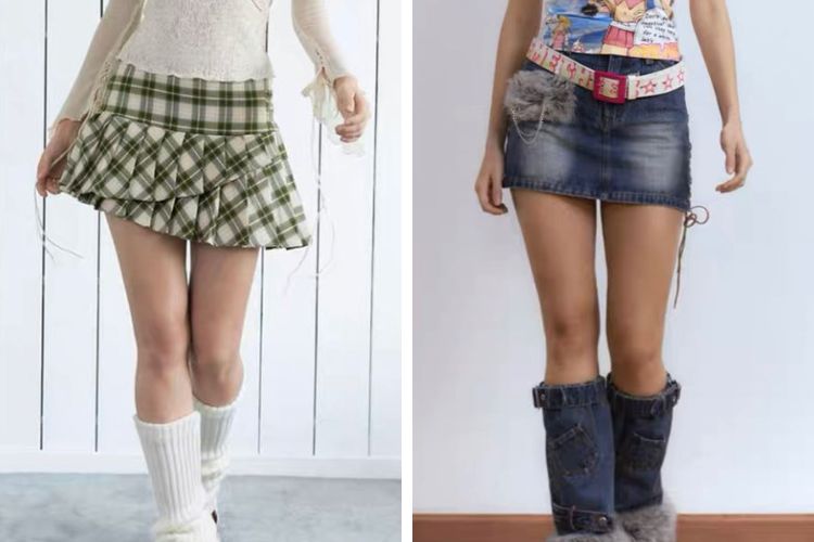 Chân váy Y2K style