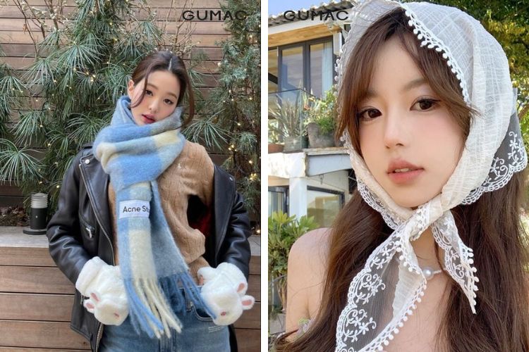 Gợi ý phụ kiện khăn cho các nàng