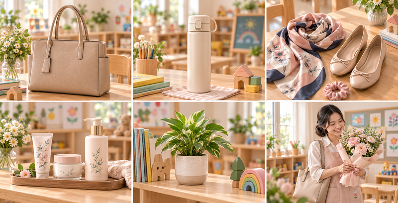 Cô giáo tiểu học thường xuyên chuẩn bị bài giảng, chấm bài và làm việc với học sinh hằng ngày.