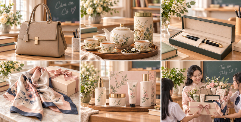 Với ngân sách trên 500 nghìn đồng, bạn có thể chọn các món quà cao cấp hơn hoặc quà tặng theo tập thể lớp.