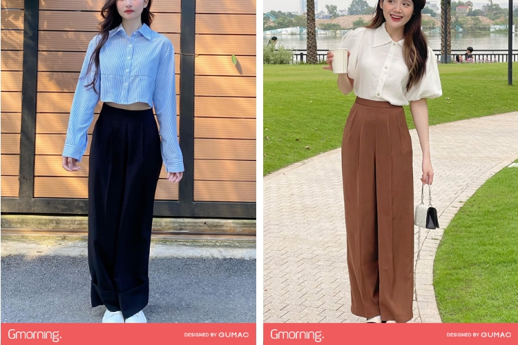 Quần tây ống rộng Quần tây ống rộng