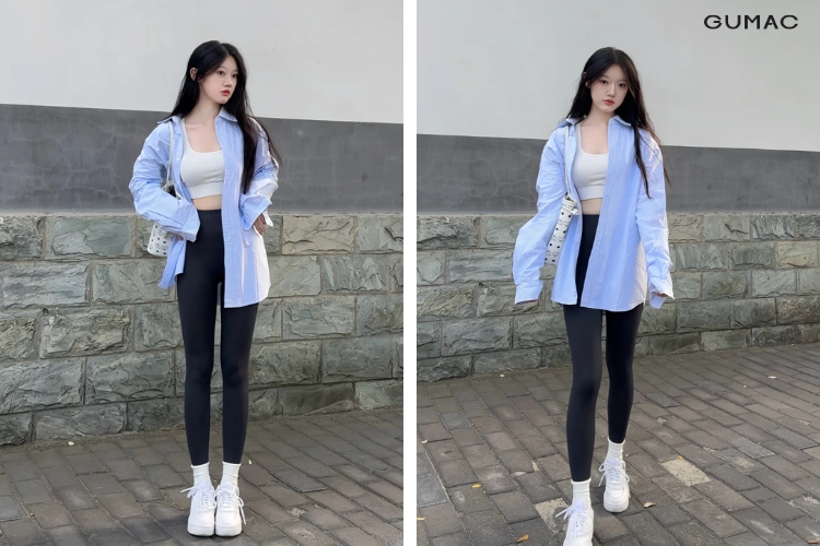 quần tregging lưng cao quan tregging lung cao
