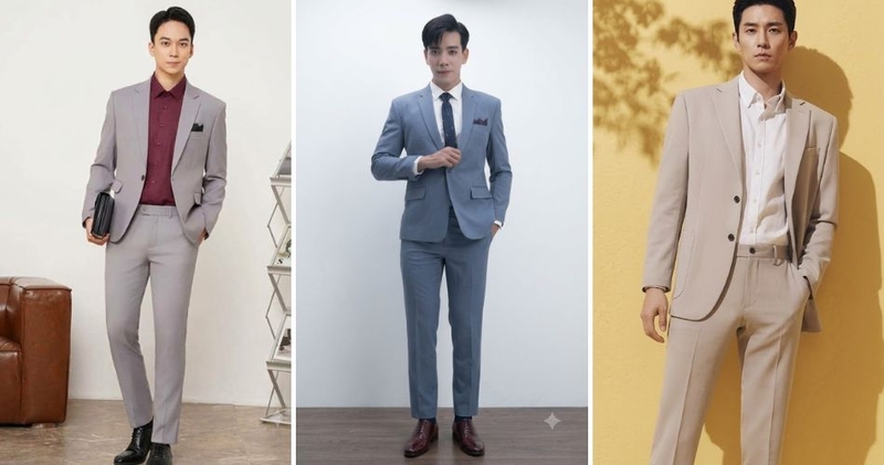 Outfit mang đến sự ấn tượng mạnh mẽ về sự trưởng thành và nghiêm túc, đặc biệt hợp với không gian sang trọng