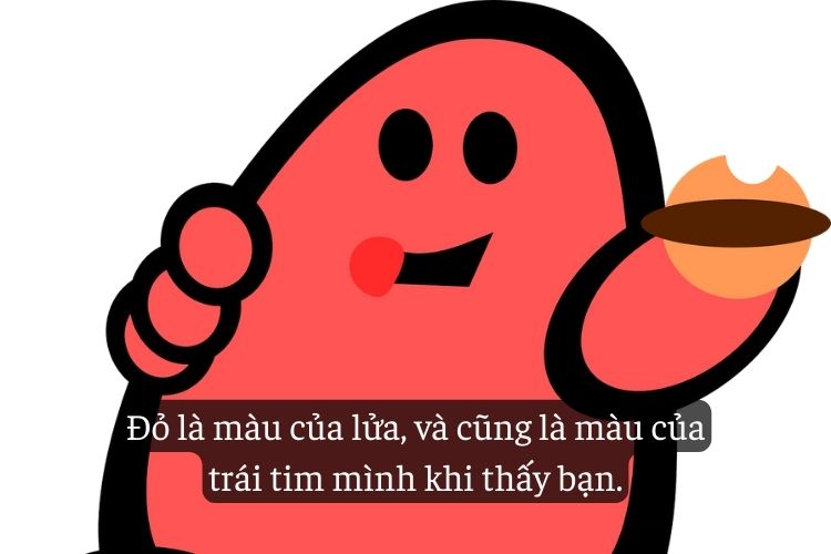 màu đỏ hài hước màu đỏ hài hước