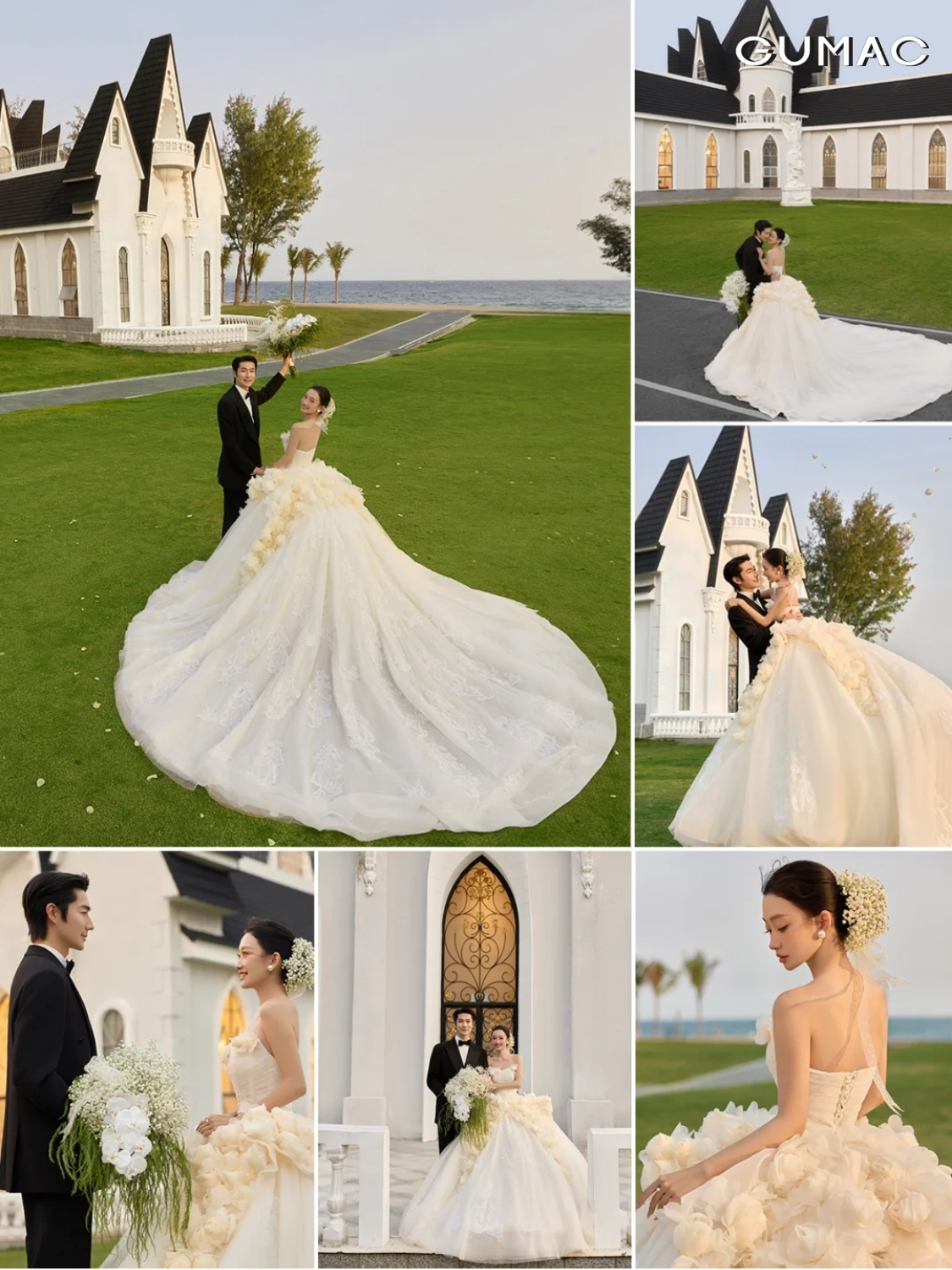 cac phong cach chup anh cuoi