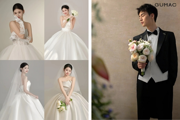 cach chup lookbook anh cuoi cho co dau chu re cuc hot