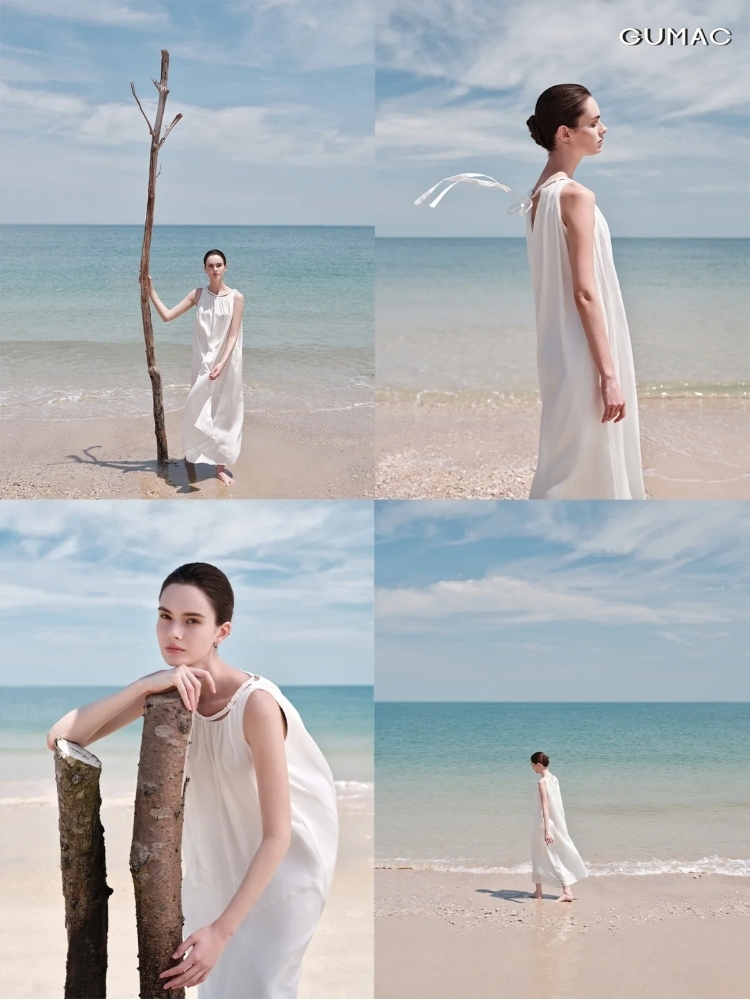 concept chup anh dam maxi di bien