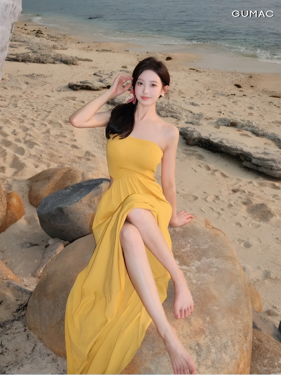 dang ngoi duoi chan nhe nhang tao cam giac thanh thoat