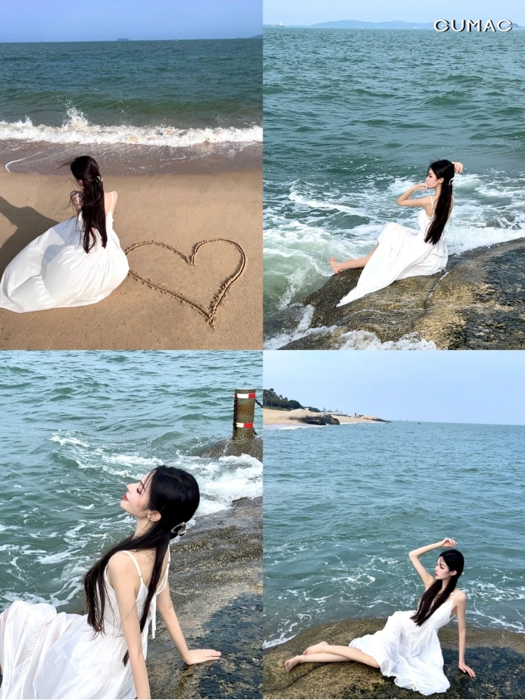 pose dang voi vay maxi dep