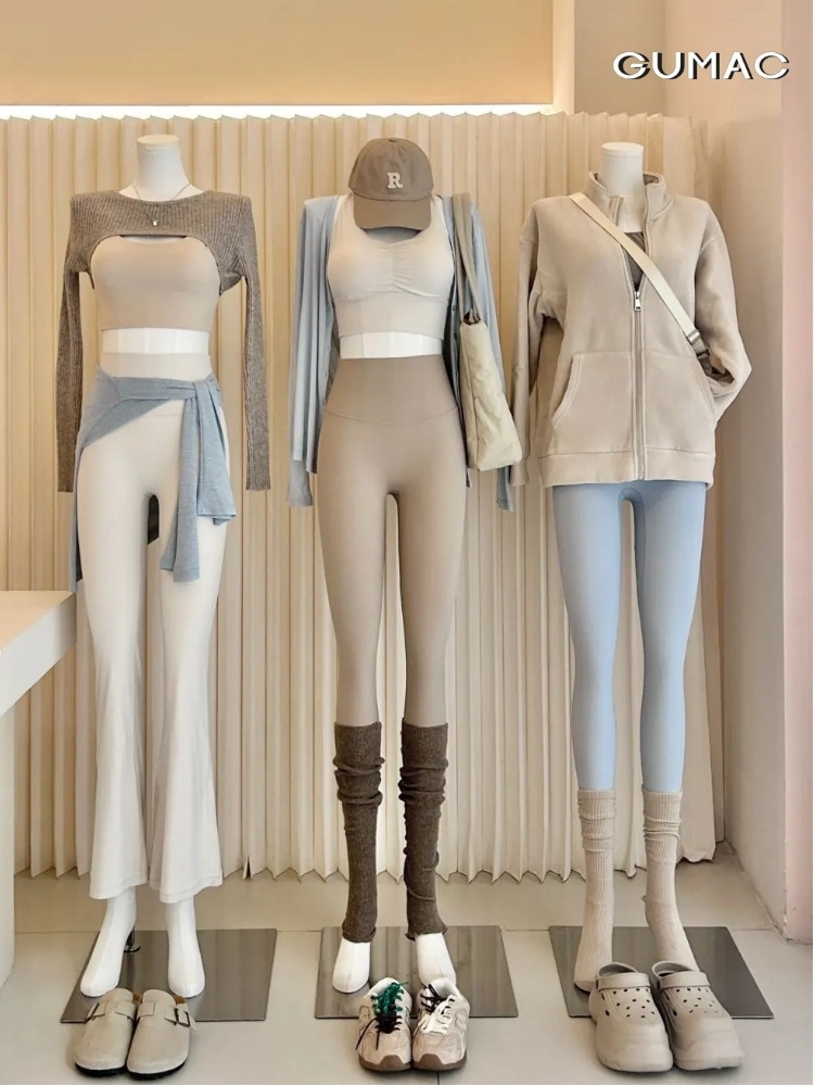 ao croptop ket hop quan legging