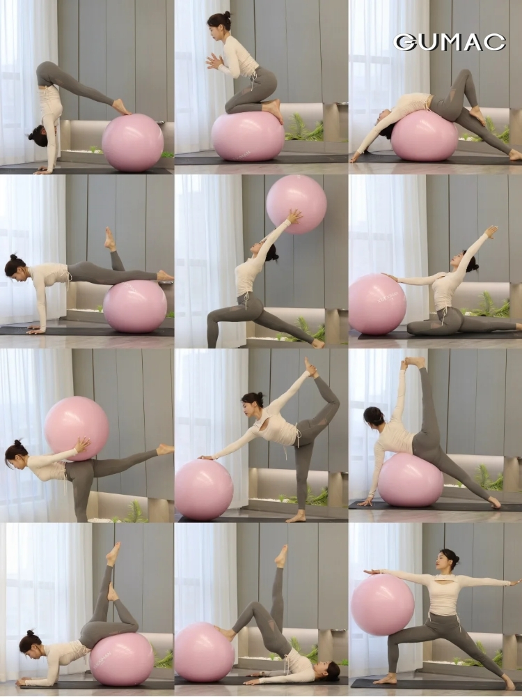 chup anh yoga voi bong