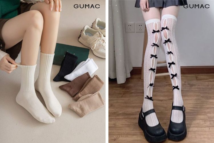 Tất, vớ nữ gợi ý phụ kiện thời trang cho nàng