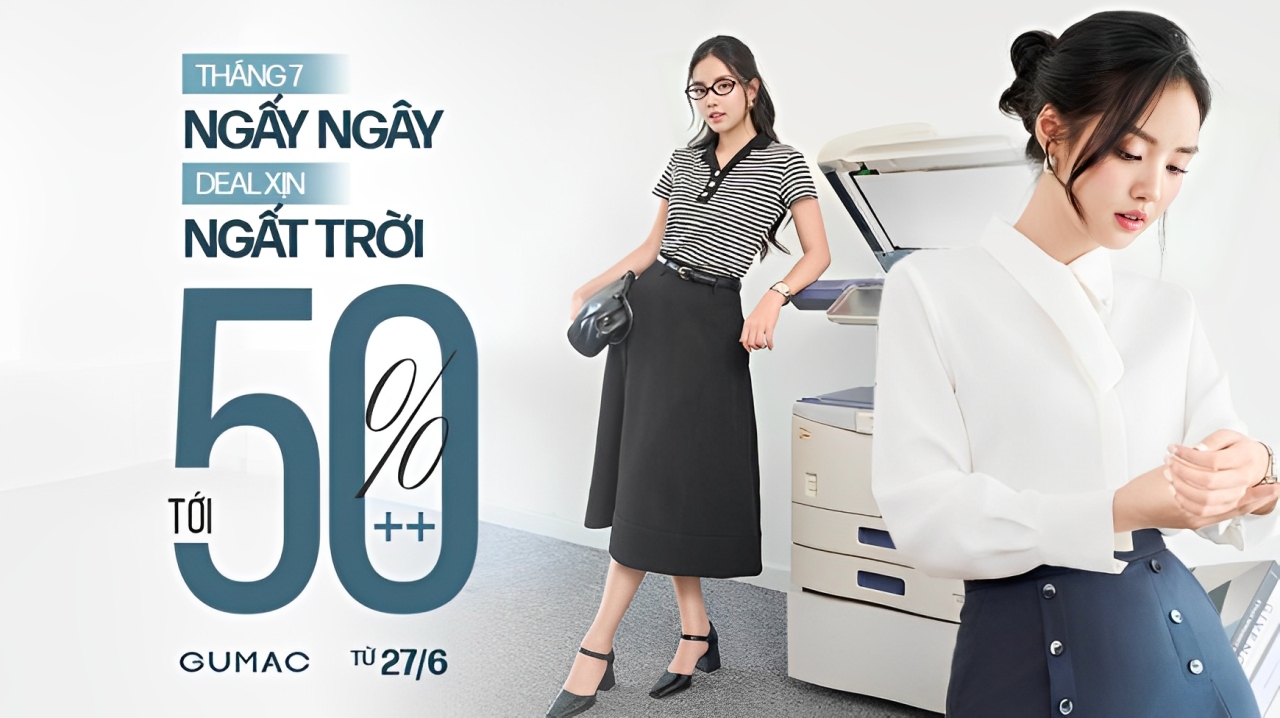 GUMAC BUNG DEAL HỜI CHẤN ĐỘNG THÁNG 7 - UPTO 50%+++