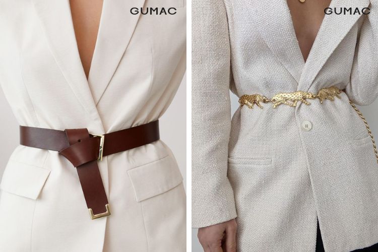 Thắt lưng gợi ý phụ kiện thời trang cho nàng