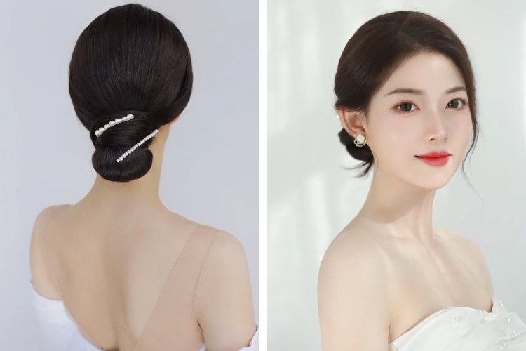 15+ Cách búi tóc thấp đi tiệc QUÝ PHÁI sang trọng cực HOT