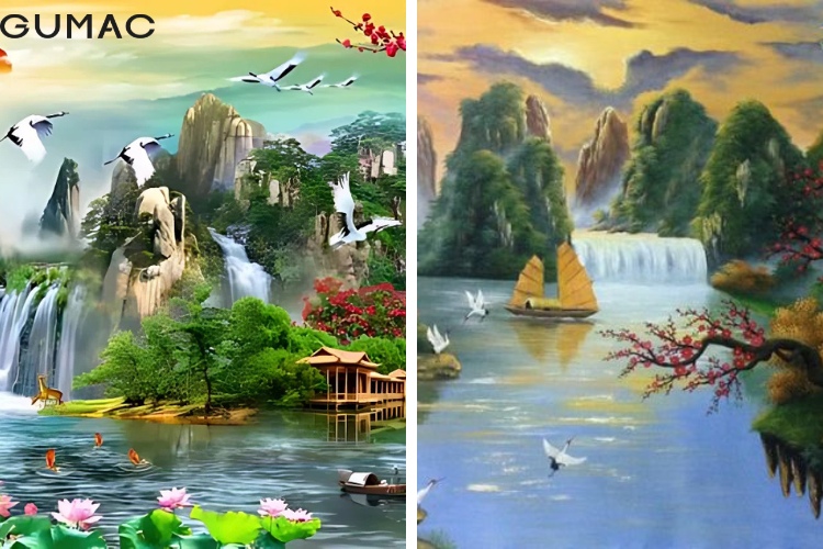 tranh phong thuy hop menh moc 1988 la nhung tranh nao