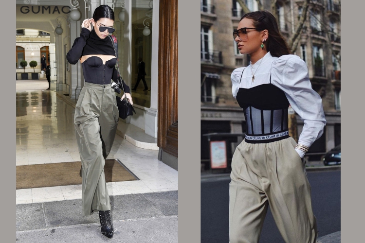 Áo Corset 2 dây + quần baggy