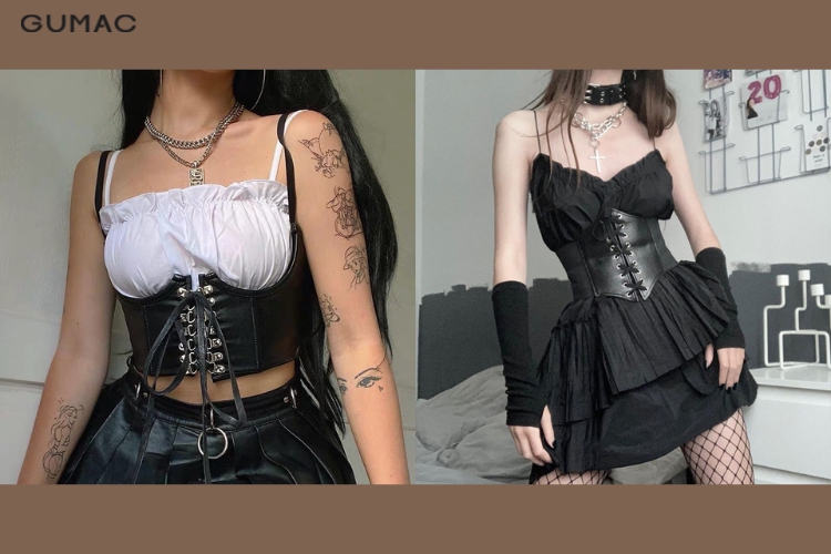 Corset thắt dây