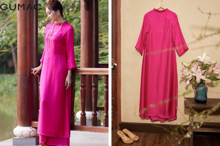 Ao dai chat lieu lua to tam
