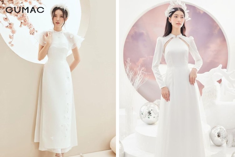 Mặc áo khoác gì bên ngoài áo dài cưới? Mặc áo khoác gì bên ngoài áo dài cưới?