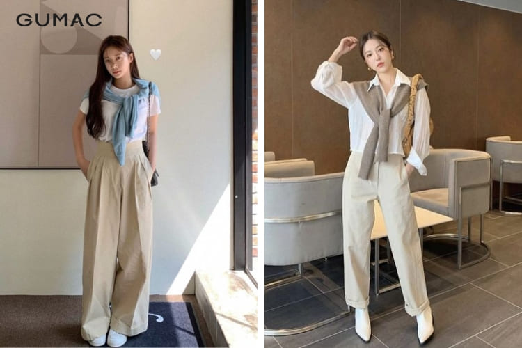 Biến sweater thành khăn choàng phá cách