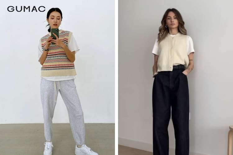 Mix áo thun với áo khoác cộc cho mùa hè