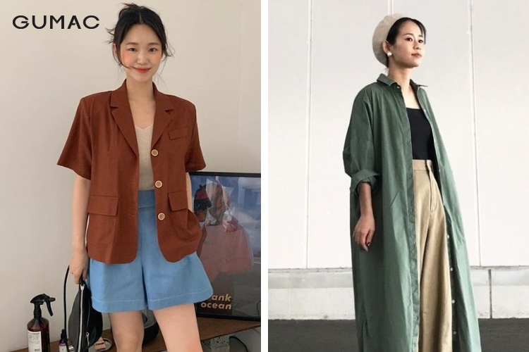 Kết hợp áo thun với áo sơ mi nữ cho mùa đông