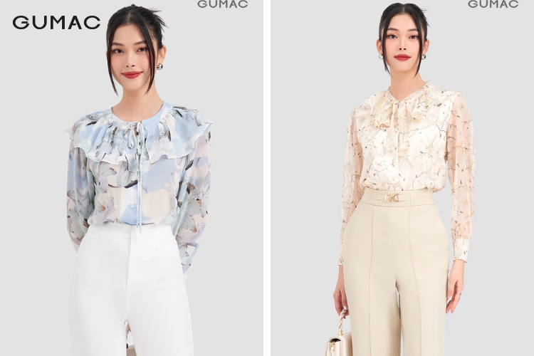 Màu sắc cần lưu ý khi chọn áo sơ mi nữ mùa đông