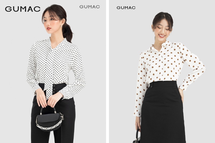 Phụ kiện thời trang hợp với áo sơ mi nữ vào mùa thu